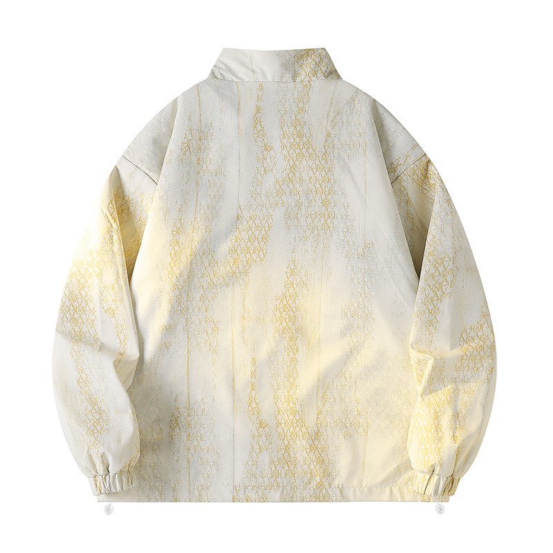 2024 nueva chaqueta casual japonesa primavera y otoño moda de hombre collar suelta moda de abrigo universal chaqueta superior