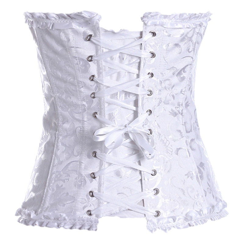 819 Popular Style Bust-Lifting and Shaping Corset, Fishbone Bra, Jacquard Shapewear, Waist-Cinching and Tummy-Tucking Bodysuit, Corset