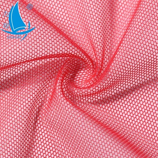 锦纶6430网眼布六角经编网眼布服装面料针织服装网孔