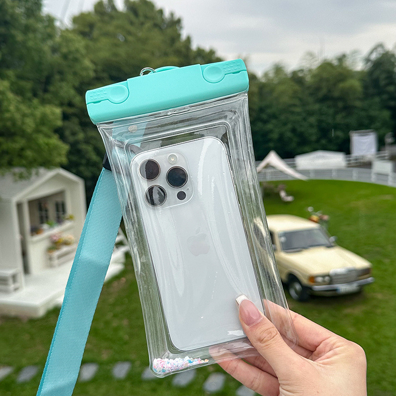 Bolsa impermeable para teléfonos móviles, bolsa de aire de dibujos animados, cubierta de pantalla táctil, bolsa impermeable para teléfonos móviles de 8 grados, bolsa impermeable para nadar, bolsa impermeable para buceo image 31
