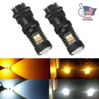 Xinhui светодиодный автомобильный фонарь 1157 7443 3157 3030 16SMD рулевой стоп-сигнал двойной цвет подсветки