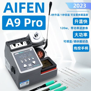 Паяльная станция AIFEN A9pro, ремонт мобильных телефонов, 120 Вт, высокая мощность, электрический паяльник с постоянной температурой, станция для распайки 115/210/245