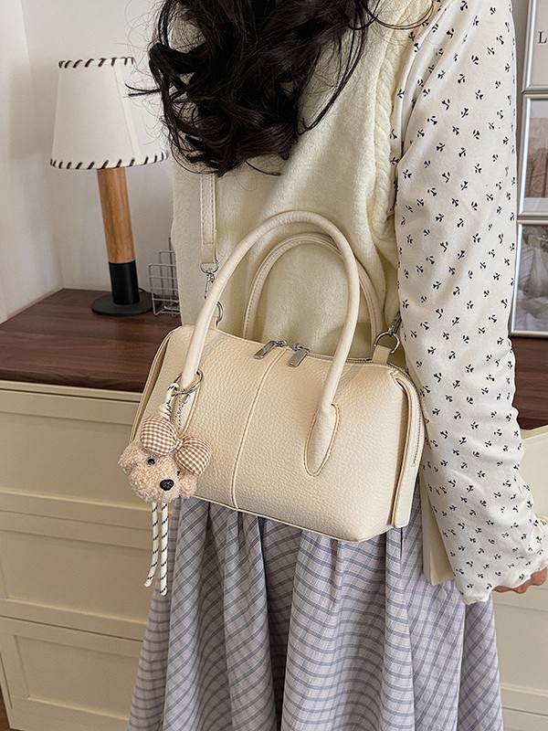 2026 comercio exterior nuevo estilo lichi estampado moda versátil bolso de mano mano mano alta sensación de lujo ligero ocio mochila de viaje
