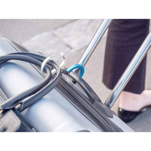 Outdoor tactical supplies carabiner high quality aluminum alloy D-type quick release buckle with lock key tool equipment carabiner