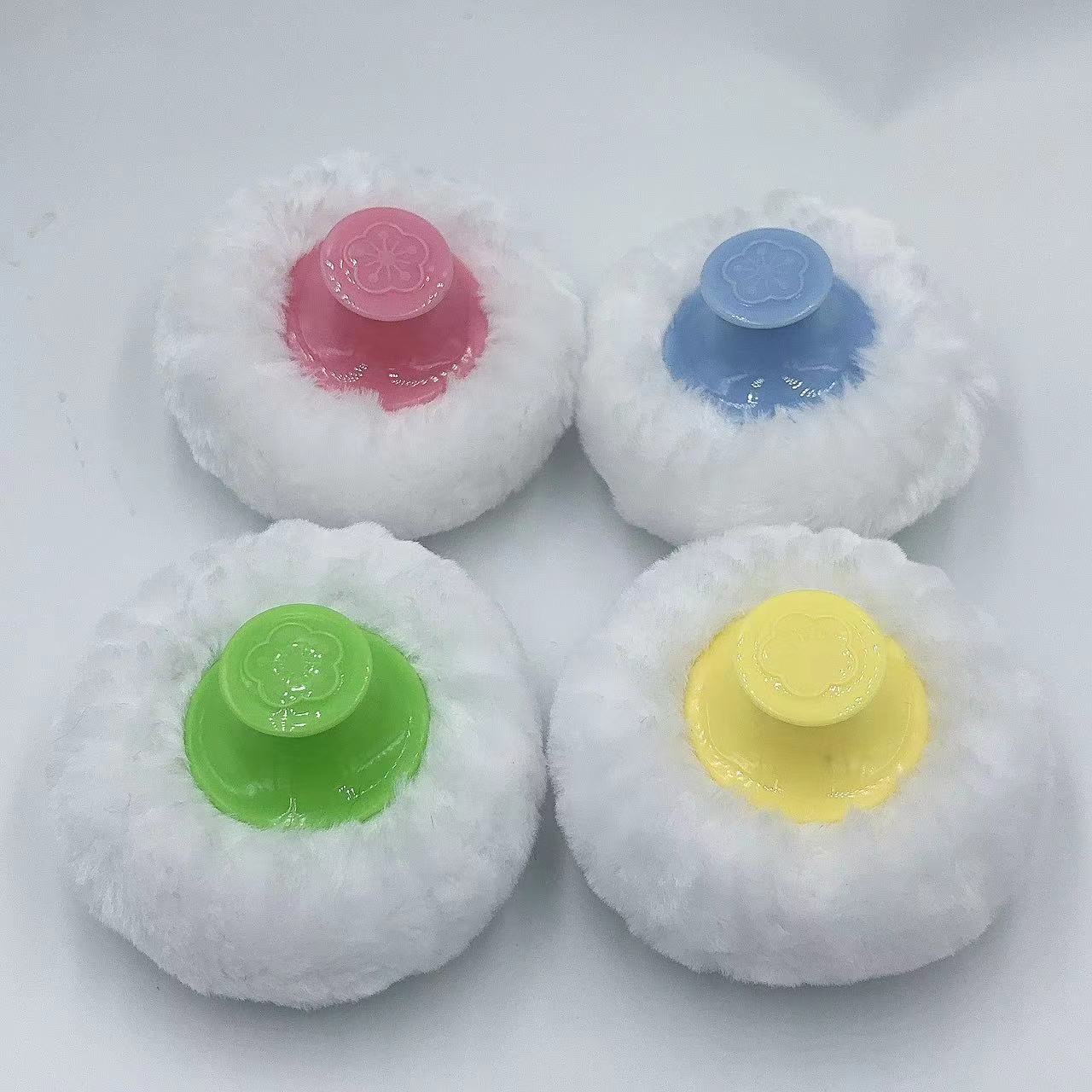 Transfronterizo nuevo Barbero limpieza pelo roto soplo de polvo de bebé polvo de polvo espinoso polvo de talco soplo cuidado del cabello suministros