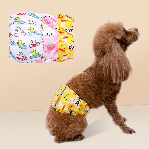 Cross-border new product male dog menstrual pants changeable diaper dog anti-harassment polite belt small dog pet supplies factory