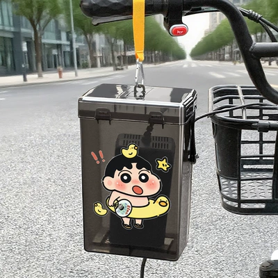 Vehicle Charger Waterproof Cover Cartoon – Other Electric Vehicle Accessories - black-yellow-webbing-hook-swim-ring-crayon-shin-chan-edition