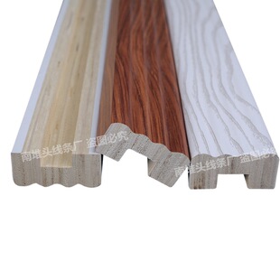 Solid wood line Roman column paint-free decorative wood line ecological board edge banding wardrobe cabinet wine cabinet edge banding