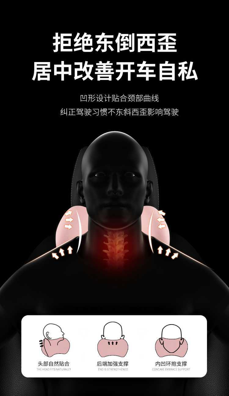 26 types of car headrests, in-car cushions, high-end car pillows, memory foam lumbar support, neck support pillows for driving