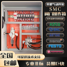 气动阀门箱控制PLC电磁阀箱总线阀岛箱气源分配箱元件智能控制箱