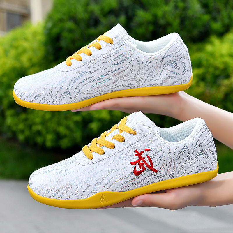 Children's Martial Arts Competition Tai Chi Morning Exercise Training Martial Arts Shoes Men's Adult Taekwondo Comprehensive Training Martial Arts Shoes