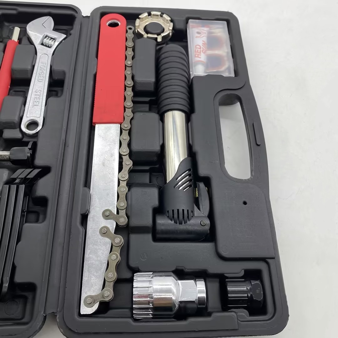 Bicicleta conjunto completo de herramientas de reparación portátil llave de mantenimiento Equipo conjunto completo de herramientas de reparación combinación traje
