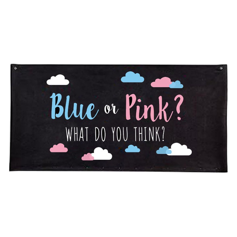 Amazon en stock género revelar niños y niñas globo bolsa él o ella globo negro Bolsa al por mayor