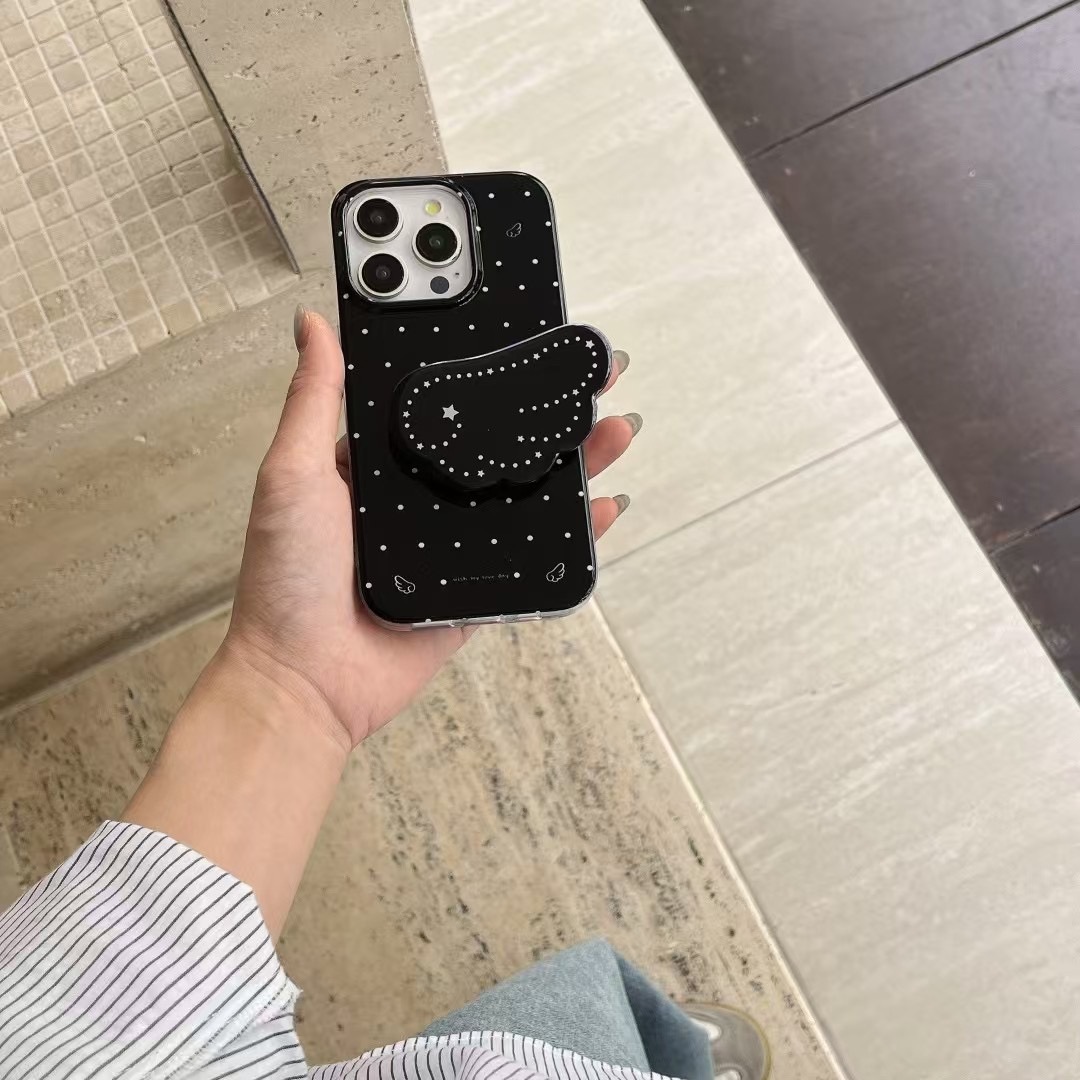 50g Weight iPhone Applicable Brands Phone Cases Classification tpu Material Polka Dots Pattern Simple Style Style Tpu Polka Dots Simple Style Phone Cases Phone Accessories 7