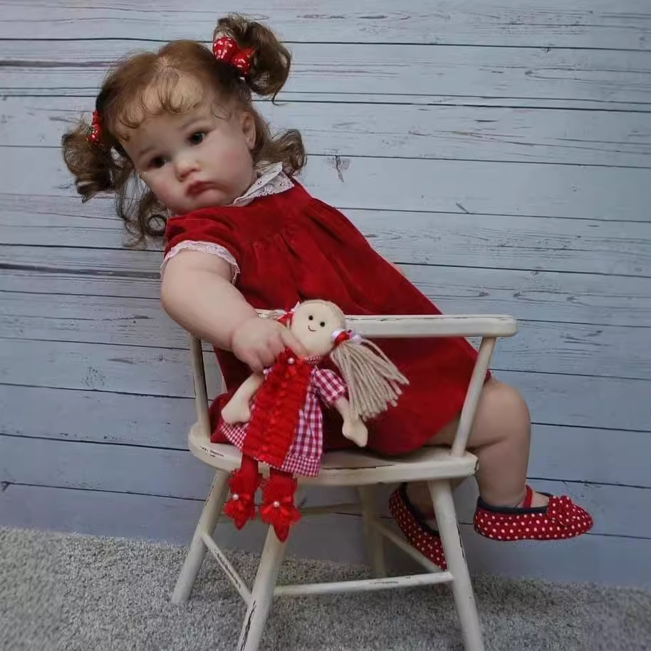NPK genuino de 60 cm simulación de niña bebé Charlotte muñeca renacida en el extranjero almacén de una venta
