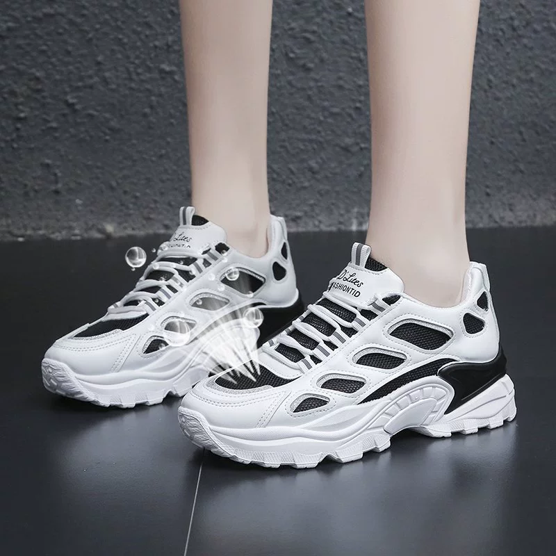 2021 Summer Capital Round Head Low Low Low Daily White Adhesive Shoes Nets Textile Women's Shoes