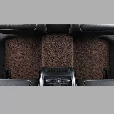 Car Carpet: and can be cut to size - coffee-color-contact-customer-service-to-inform-the-model-year-rear-row-silk-loop-floor-mats-wear-resistant-king
