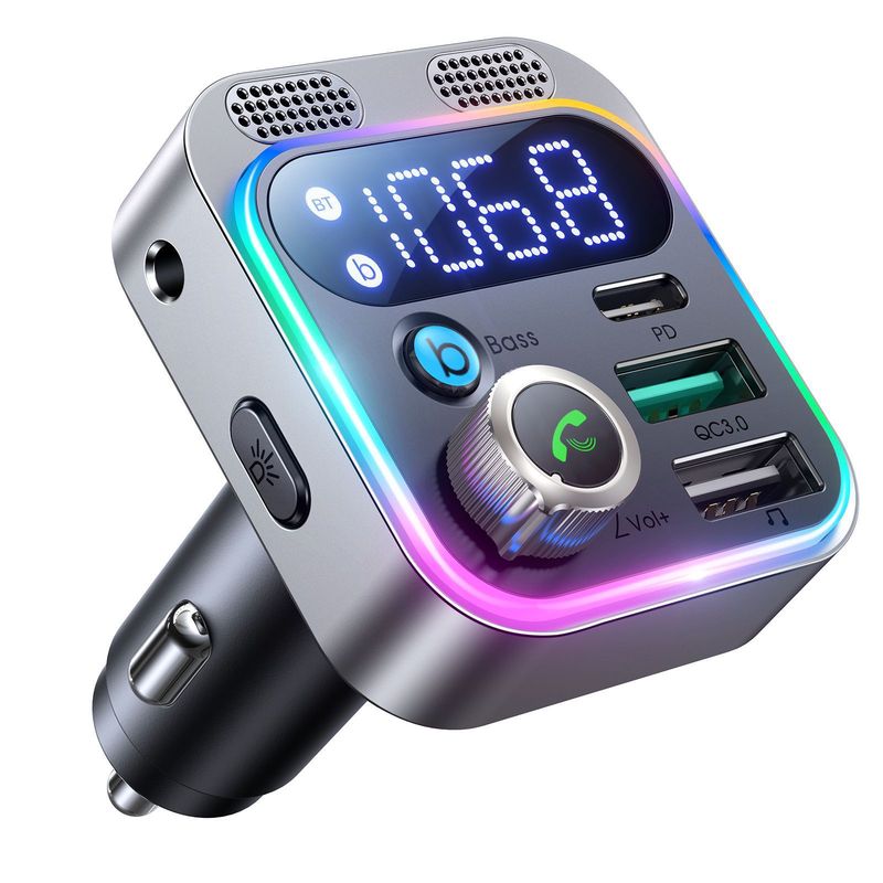 P17 車の Bluetooth MP3 音楽プレーヤー車の FM トランスミッター PD20W QC3.0 車の携帯電話充電|undefined