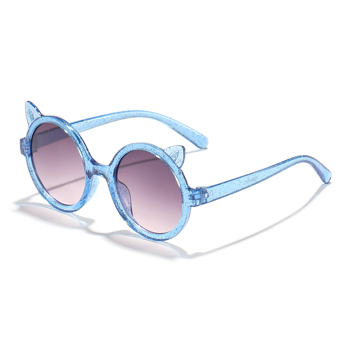 Nuevas gafas de sol para orejas de gato con montura redonda para niños