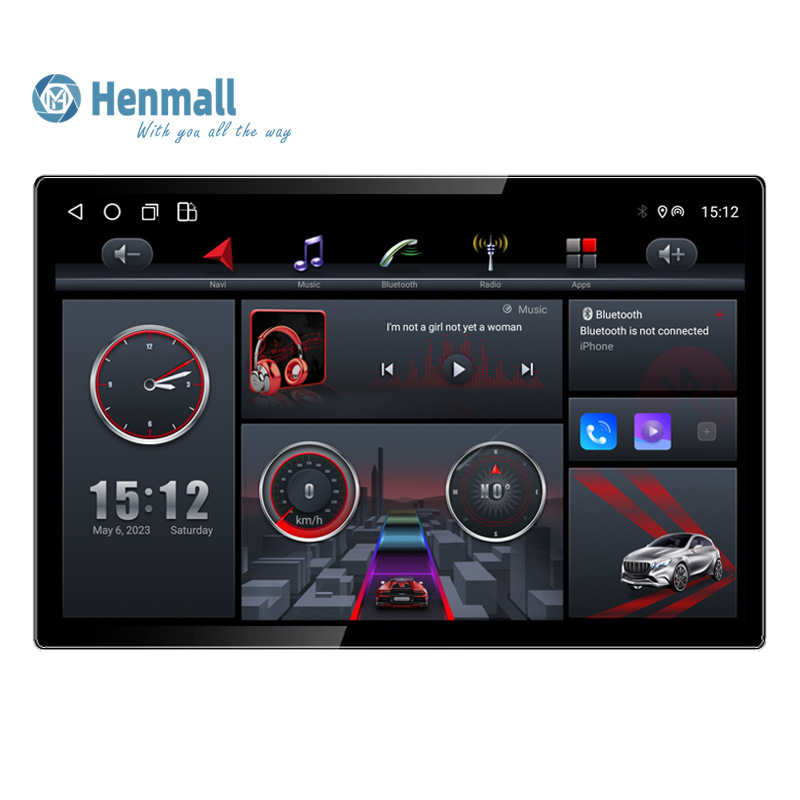 13-inch car Android GPS navigation integrated radio MP5 Bluetooth reversing player carplay
