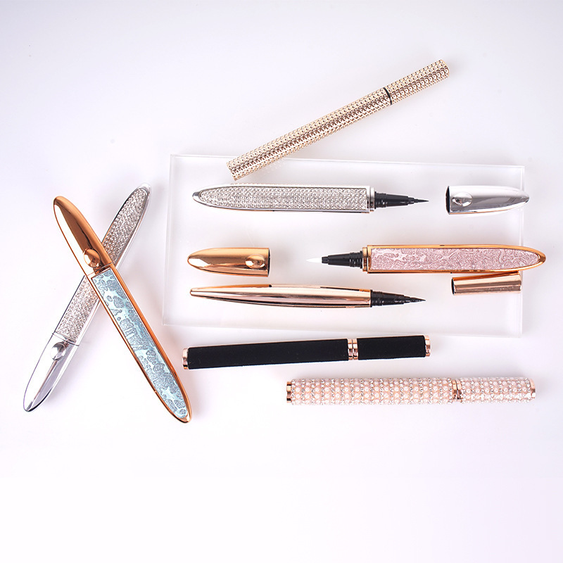 New Diamond Star Eyeliner Gel eyeliner non-glue self-adhesive eyelash a dual-use glue eyeliner_voghion.com