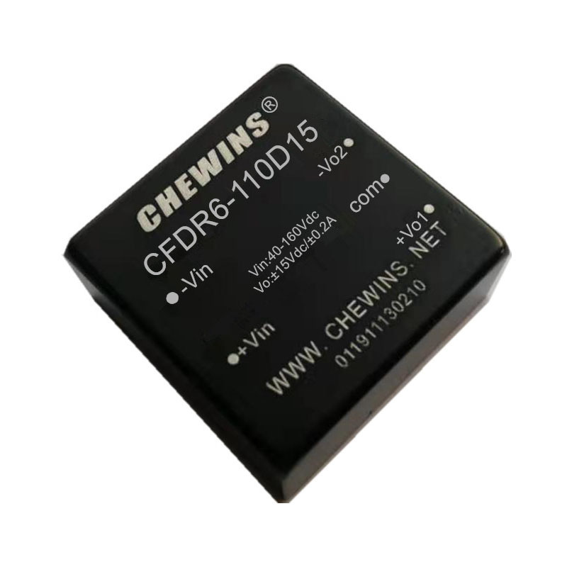 DC-DC电源模块40-160V输入110V转正负15V 6W双路输出CFDR6-110D15