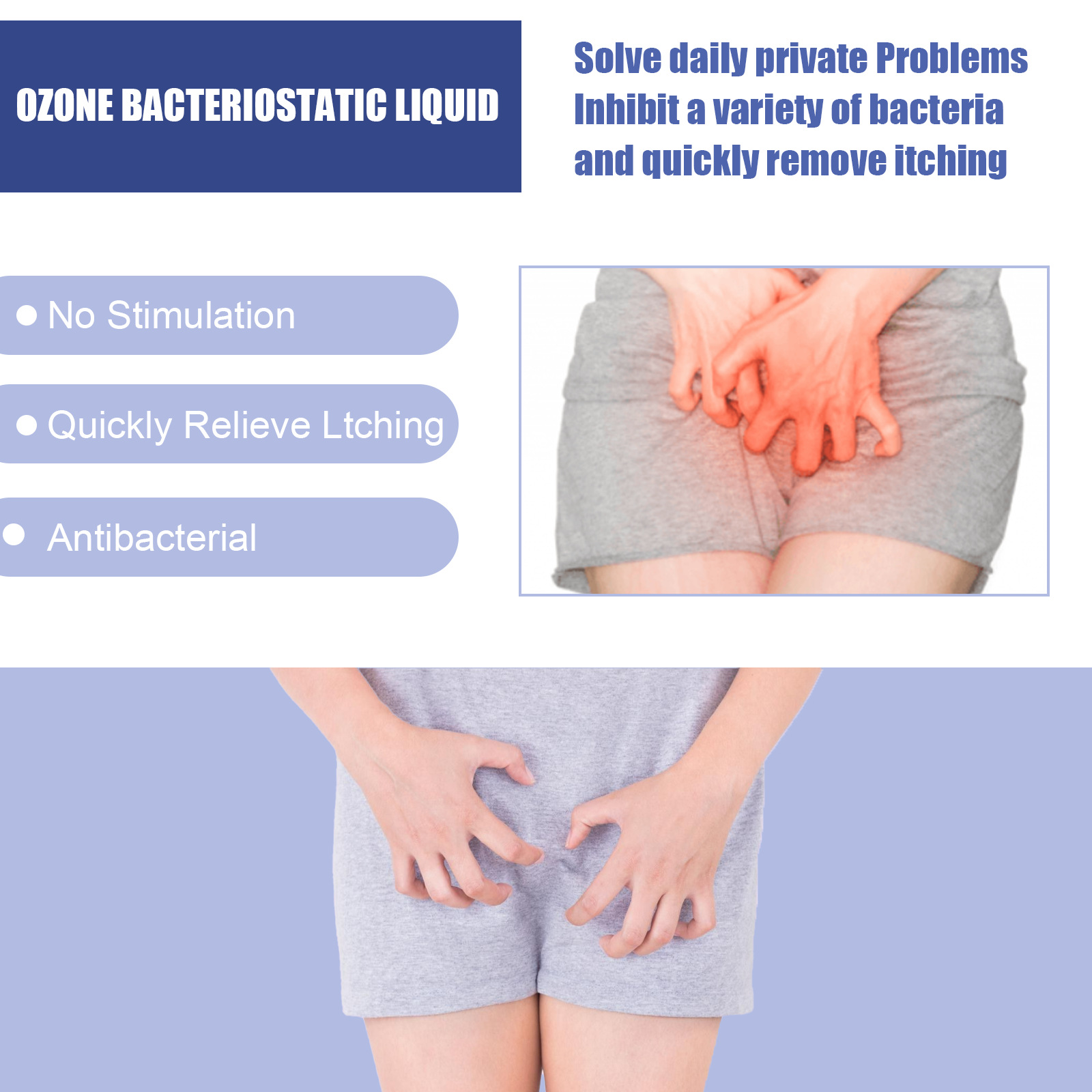 Le liquide de soin pour le corps pour femmes South Moon est une solution nettoyante pour la peau douce, non irritante et inodore pour les femmes._voghion.com