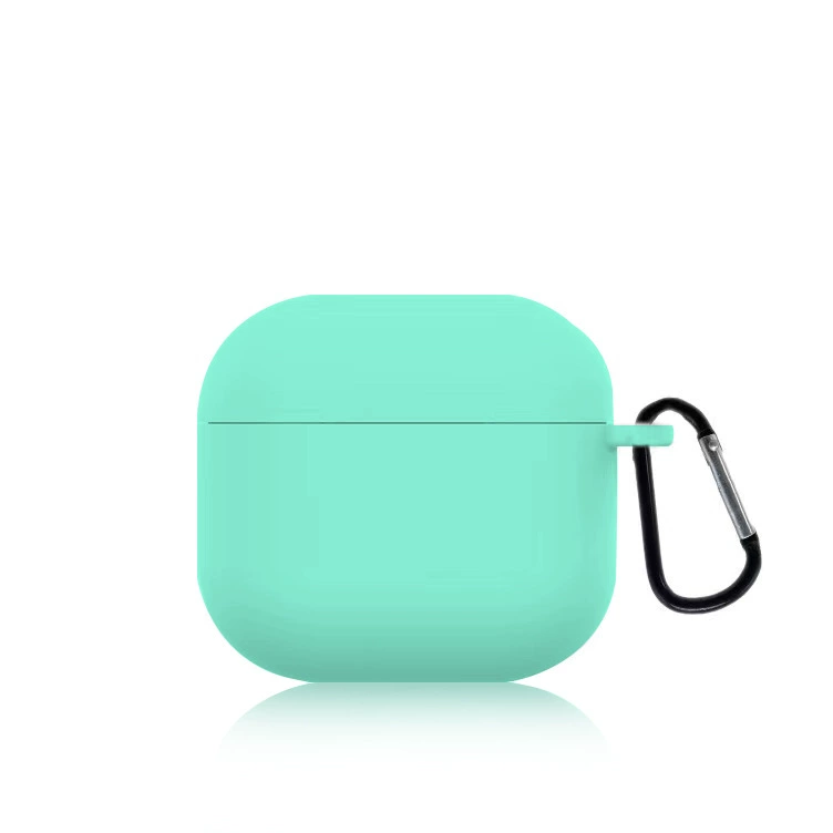 Совместимый с Apple AirPods 4 силиконовый защитный чехол 2024 однотонный, мягкий защитный корпус, заводское качество