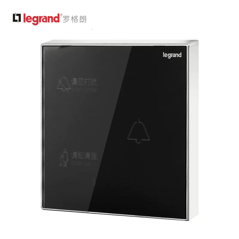 罗格朗 Do not disturb the door switch Yijing Do not disturb, please clean it immediately, Doorbell switch type 86