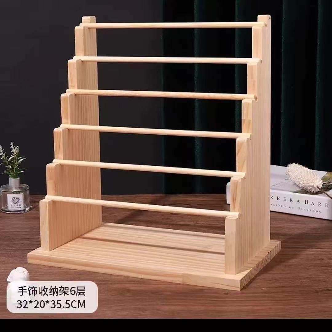 Upgraded thickened six-layer cylindrical display stand