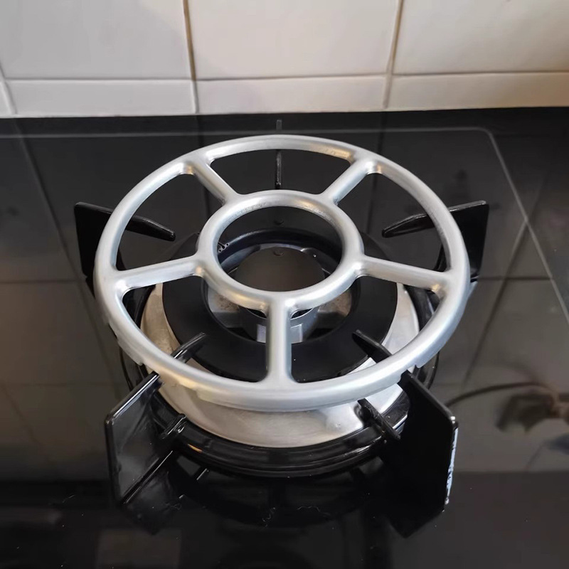Non-slip rack for frying pans and milk pots, gas stove stand, support bracket, accessories, burner rack, small pot rack, universal four or five-prong design Non-slip rack for frying pans and milk pots, gas stove stand, support bracket, accessories, burner rack, small pot rack, universal four or five-prong design