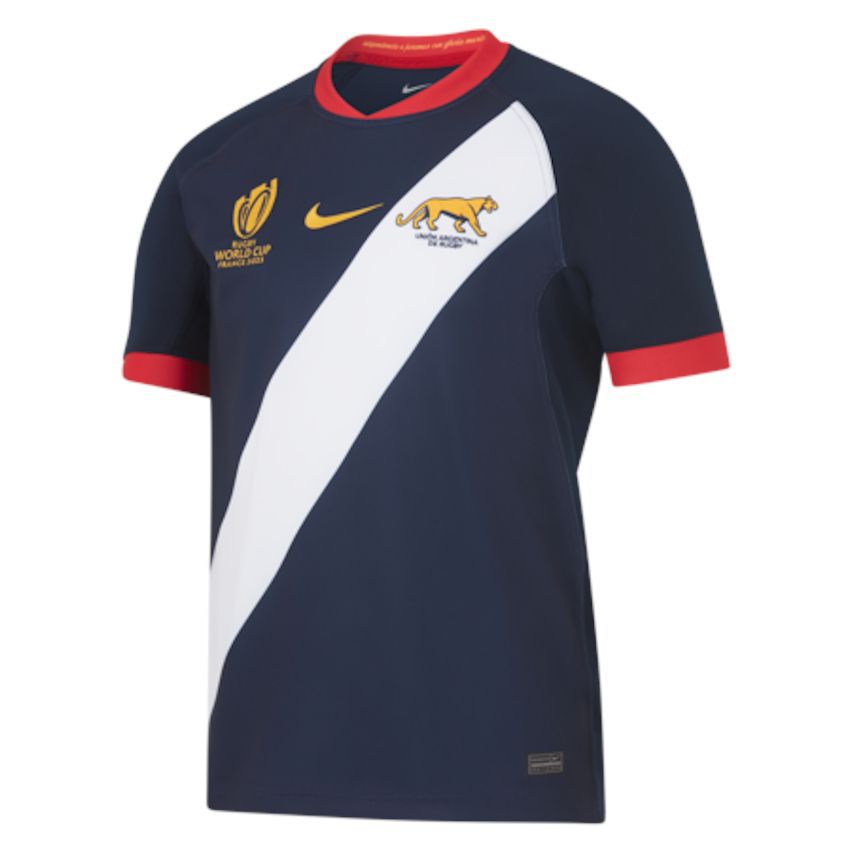 Nike Argentina Rugby 2023 Away Rugby World Cup Jersey Navy