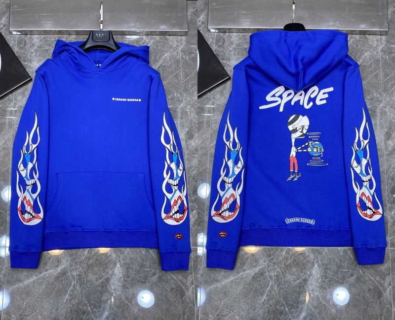 25ss正确版Chrome Hearts 克罗伈十字架连帽卫衣百搭潮流时尚批发|undefined