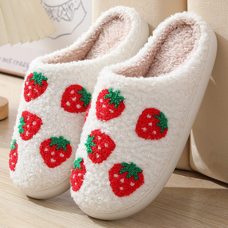 thumbnail image 1 of Zapatillas populares de algodón para mujer, pantuflas de algodón cálidas de felpa para invierno, Navidad y Halloween, para interior y hogar, 1 of 5