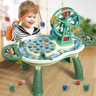 Children's Pretend Play Magnetic Fishing Toy for Ages 1 to 2, Educational for Kids, Suitable for Boys and Girls Aged Two and a Half to Six