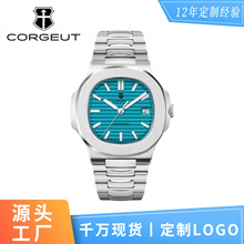 corgeut卡古特大厂手表批发nh35透底全自动机芯表男士机械手表