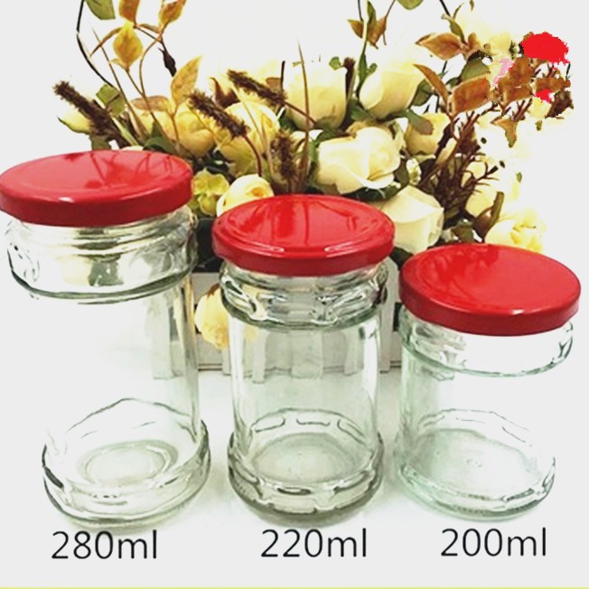 厂家现货直销280毫升高白料酱菜瓶老干妈瓶高白料辣椒酱瓶欢迎新