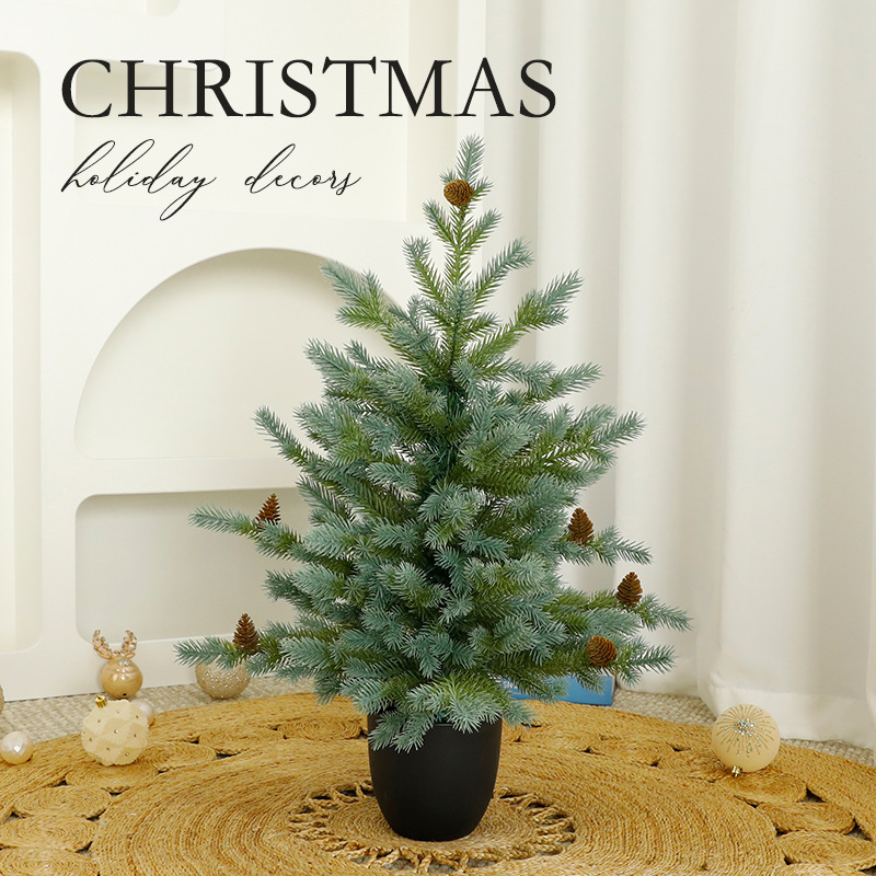 Amazon nuevo árbol de Navidad PE decoración doméstica decoración de ventanas decoración de Navidad atmósfera de Navidad diseño de escena