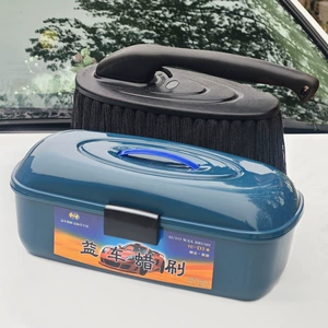 Car Cleaning Mop with Wax, Extendable Car Brush, Car Wash Mop, Car Wash Brush, Car Cleaning Cloth, Cleaning Tool for Both Dry and Wet Use