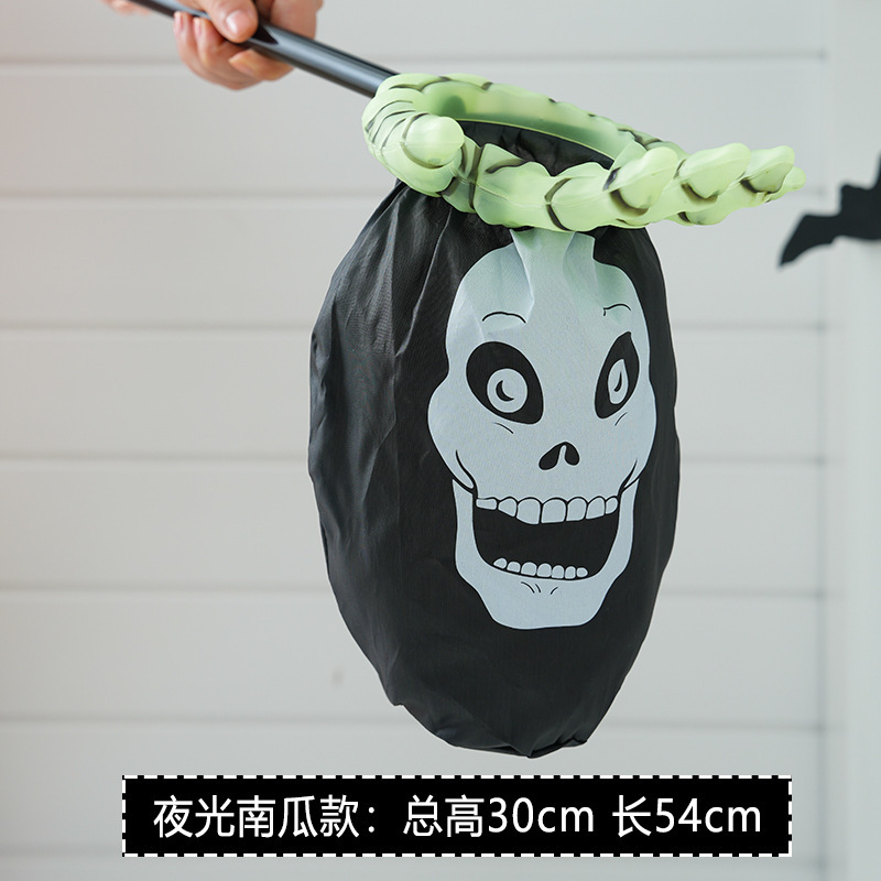 万圣节讨糖袋儿童糖果子装饰手提篮南瓜灯搞怪道具礼物鬼节小玩具|undefined