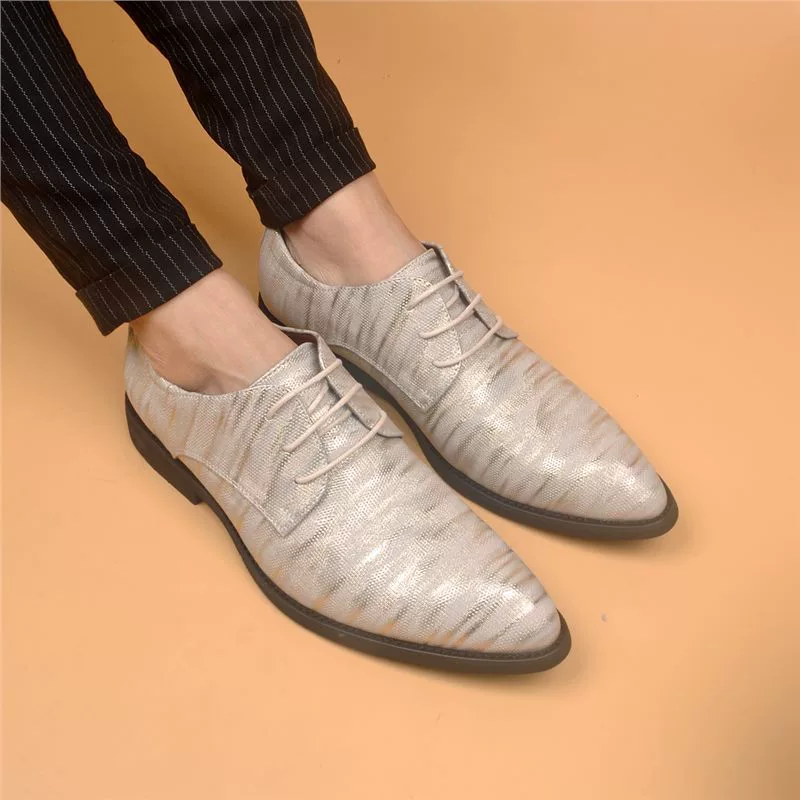 Бизнес-офис британский остроконечный мужской кожаный ботинок молодежный тренд