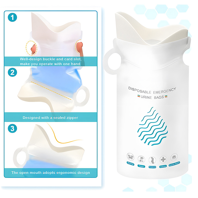 Car emergency urine bag travel disposable urine bag unisex portable urinal coach vomit bag