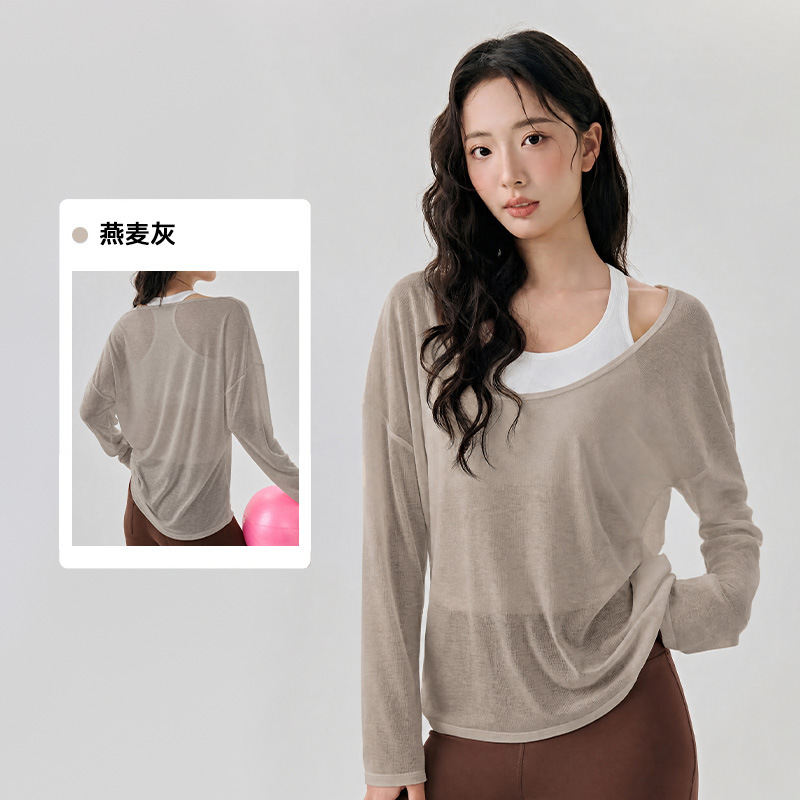 Oatmeal gray (single blouse) dwi125620 / S
