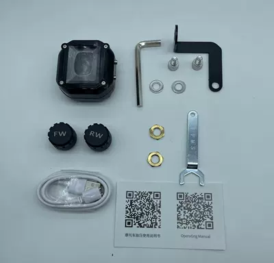 Motorcycle Tire Pressure Monitor, Electric Tire pressure monitoring system - m5-external-rearview-mirror-bracket