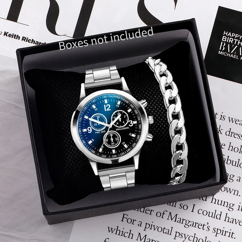 A variety of fashionable watches men's belt quartz watch fashion men's watch student wrist watch bracelet suit wristwatch