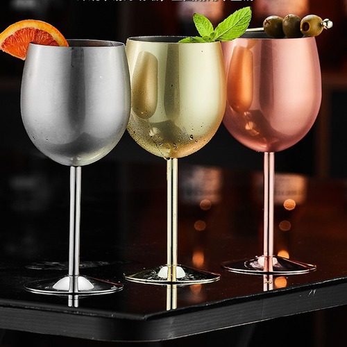 304 stainless steel red wine glass, tall-stemmed wine glass, creative thickened bar Mojito cocktail glass, juice glass