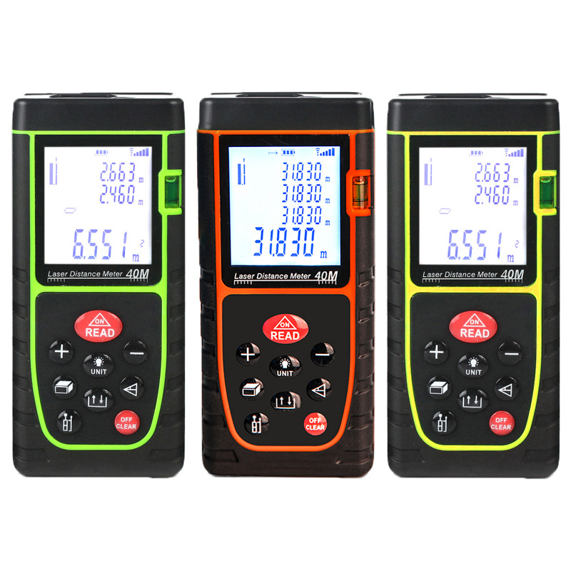 激光测距仪批发货源品质保证手持红外线电子尺智能量房仪跨境现货