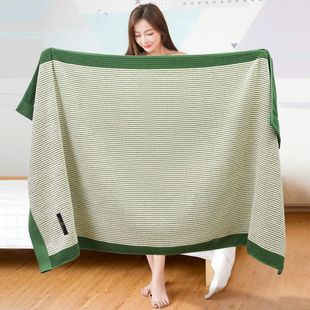 Pure Cotton Bath Towel Household Soft Absorbent Large Towel Cotton Thickened Long Adult Men and Women Bath Towel Wrap