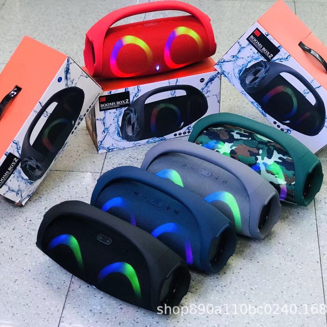 Boomsbox2 Rgb Music Battle God Ii Bluetooth Speaker Colorful Light Portable Speaker Outdoor Subwoofer