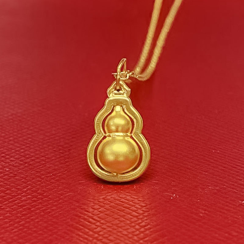 순금 루루 조롱박 펜던트(대형 버전 약 0.7g)